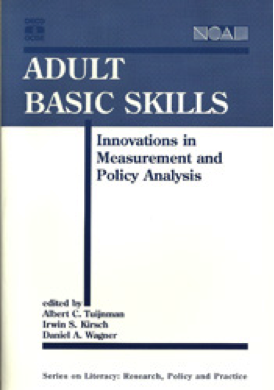 Publication Cover: Adult basic skills: Innovations in measurement and policy analysis.