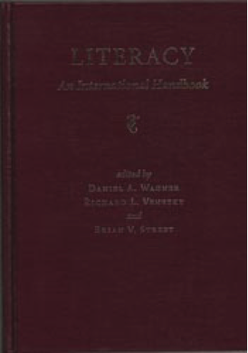 Publication Cover: Literacy: An international handbook.